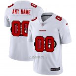 Camiseta NFL Limited San Francisco 49ers Personalizada Logo Dual Overlap Blanco