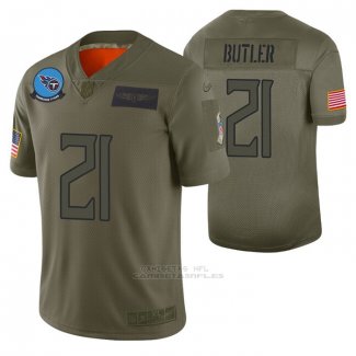 Camiseta NFL Limited Tennessee Titans Malcolm Butler 2019 Salute To Service Verde