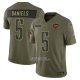 Camiseta NFL Limited Washington Commanders Jayden Daniels 2025 Salute To Service Verde Militar