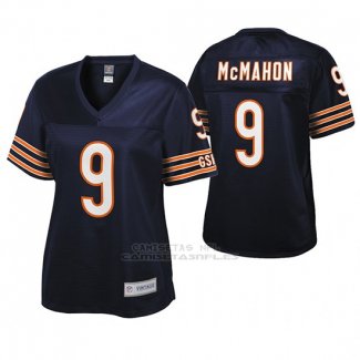 Camiseta NFL Mujer Chicago Bears Jim Mcmahon Pro Line Azul