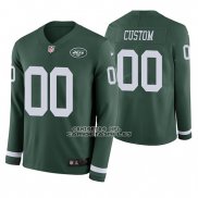 Camiseta NFL New York Jets Personalizada Verde Therma Manga Larga