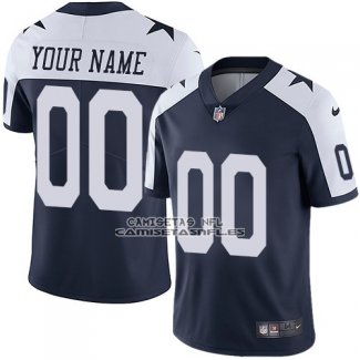 Camiseta NFL Nino Dallas Cowboys Personalizada Azul Blanco