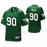Camiseta NFL Philadelphia Eagles Mike Golic Kelly Verde Pro Line