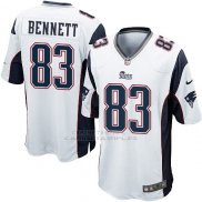 Camiseta New England Patriots Bennett Blanco Nike Game NFL Hombre