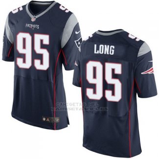 Camiseta New England Patriots Long Profundo Azul Nike Elite NFL Hombre