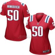 Camiseta New England Patriots Ninkovich Rojo Nike Game NFL Mujer