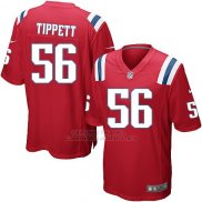 Camiseta New England Patriots Tippett Rojo Nike Game NFL Hombre