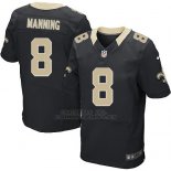 Camiseta New Orleans Saints Manning Negro Nike Elite NFL Hombre