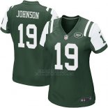 Camiseta New York Jets Johnson Verde Nike Game NFL Mujer