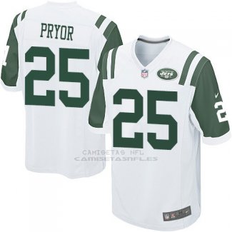 Camiseta New York Jets Pryor Blanco Nike Game NFL Hombre
