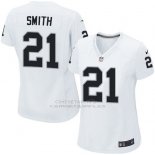 Camiseta Oakland Raiders Smith Blanco Nike Game NFL Mujer