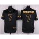 Camiseta Philadelphia Eagles Bradford Negro Nike Elite Pro Line Gold NFL Hombre