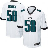 Camiseta Philadelphia Eagles Hicks Blanco Nike Game NFL Hombre