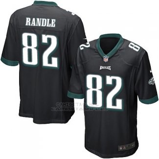 Camiseta Philadelphia Eagles Randle Negro Nike Game NFL Hombre