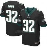 Camiseta Philadelphia Eagles Rowe Negro Nike Elite NFL Hombre