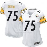 Camiseta Pittsburgh Steelers Greene Blanco Nike Game NFL Mujer