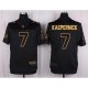 Camiseta San Francisco 49ers Kaepernick Negro Nike Elite Pro Line Gold NFL Hombre