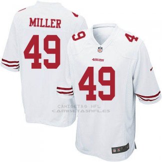 Camiseta San Francisco 49ers Miller Blanco Nike Game NFL Nino