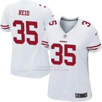 Camiseta San Francisco 49ers Reid Blanco Nike Game NFL Mujer