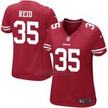 Camiseta San Francisco 49ers Reid Rojo Nike Game NFL Mujer