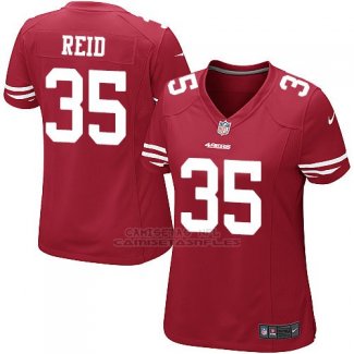 Camiseta San Francisco 49ers Reid Rojo Nike Game NFL Mujer