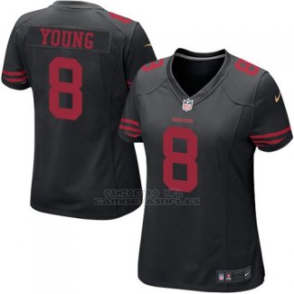 Camiseta San Francisco 49ers Young Negro Nike Game NFL Mujer
