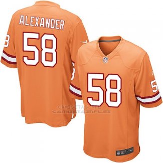 Camiseta Tampa Bay Buccaneers Alexander Naranja Nike Game NFL Hombre
