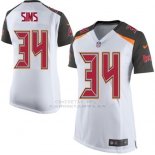 Camiseta Tampa Bay Buccaneers Sims Blanco Nike Game NFL Mujer