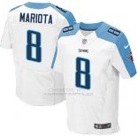 Camiseta Tennessee Titans Mariota Blanco Nike Elite NFL Hombre
