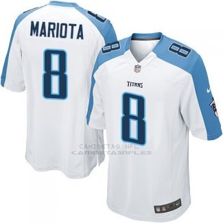 Camiseta Tennessee Titans Mariota Blanco Nike Game NFL Nino