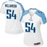 Camiseta Tennessee Titans Williamson Blanco Nike Game NFL Mujer