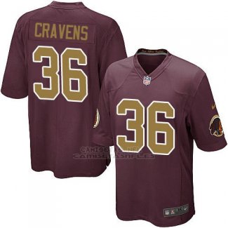 Camiseta Washington Commanders Cravens Marron Nike Game NFL Hombre
