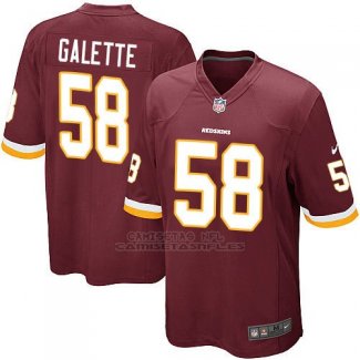 Camiseta Washington Commanders Galette Rojo Nike Game NFL Marron Hombre