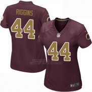 Camiseta Washington Commanders Riggins Marron Nike Game NFL Mujer