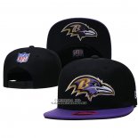 Gorra Baltimore Ravens Violeta Negro2