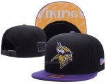 Gorra NFL Minnesota Vikings Violeta Negro