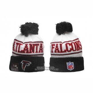 Gorro Beanie Atlanta New Era Blanco Negro