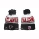 Gorro Beanie Atlanta New Era Blanco Negro