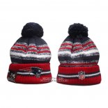 Gorro Beanie New England Patriots Gris Rojo