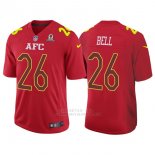 Camiseta AFC Bell Rojo 2017 Pro Bowl NFL Hombre Camiseta AFC Bell Rojo 2017 Pro Bowl NFL Hombre