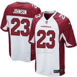 Camiseta Arizona Cardinals Johnson Blanco Rojo Nike Game NFL Nino