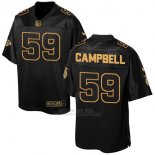 Camiseta Atlanta Falcons Campbell Negro 2016 Nike Elite Pro Line Gold NFL Hombre Camiseta Atlanta Falcons Campbell Negro 2016 Nike Elite Pro Line Gold NFL Hombre