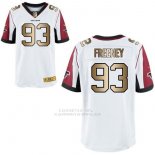 Camiseta Atlanta Falcons Freeney Blanco Nike Gold Elite NFL Hombre Camiseta Atlanta Falcons Freeney Blanco Nike Gold Elite NFL Hombre
