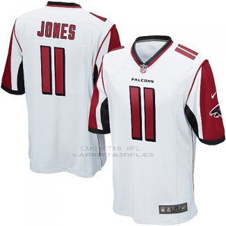 Camiseta Atlanta Falcons Jones Blanco Nike Game NFL Hombre