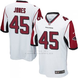 Camiseta Atlanta Falcons Jones Blanco Nike Game NFL Nino