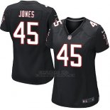 Camiseta Atlanta Falcons Jones Negro Nike Game NFL Mujer
