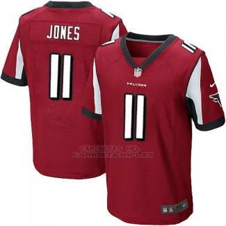 Camiseta Atlanta Falcons Jones Rojo Nike Elite NFL Hombre
