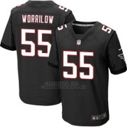 Camiseta Atlanta Falcons Worrilow Negro Nike Elite NFL Hombre