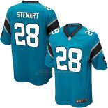 Camiseta Carolina Panthers Stewart Lago Azul Nike Game NFL Hombre