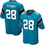 Camiseta Carolina Panthers Stewart Lago Azul Nike Game NFL Hombre